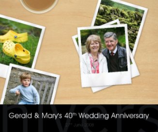 Gerald & Mary's 40th Wedding Anniversary book cover