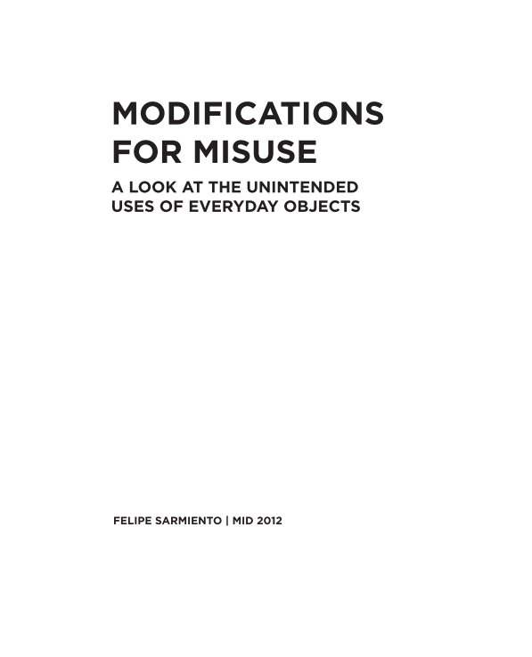 View Modifications for Misuse by Felipe Sarmiento