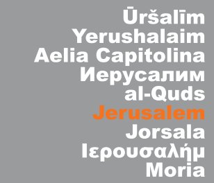 Jerusalem book cover