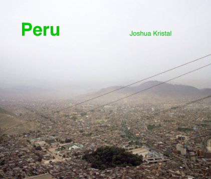 Peru Joshua Kristal book cover