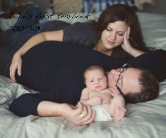 John's first Yearbook 2010-2011 book cover