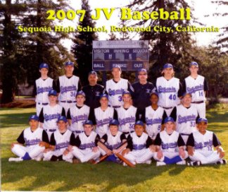2007 Sequoia JV Baseball book cover