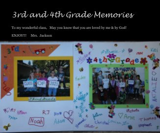 3rd and 4th Grade Memories book cover