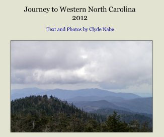 Journey to Western North Carolina 2012 book cover