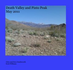 Death Valley and Pinto Peak May 2011 book cover
