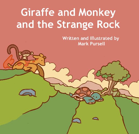 View Giraffe and Monkey and the Strange Rock by Mark Pursell