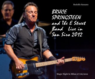 BRUCE SPRINGSTEEN and The E Street Band Live in San Siro 2012 book cover