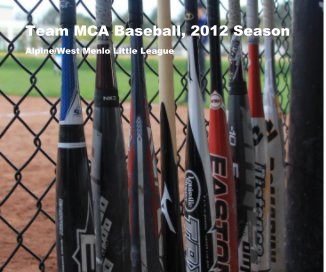 Team MCA Baseball, 2012 Season book cover