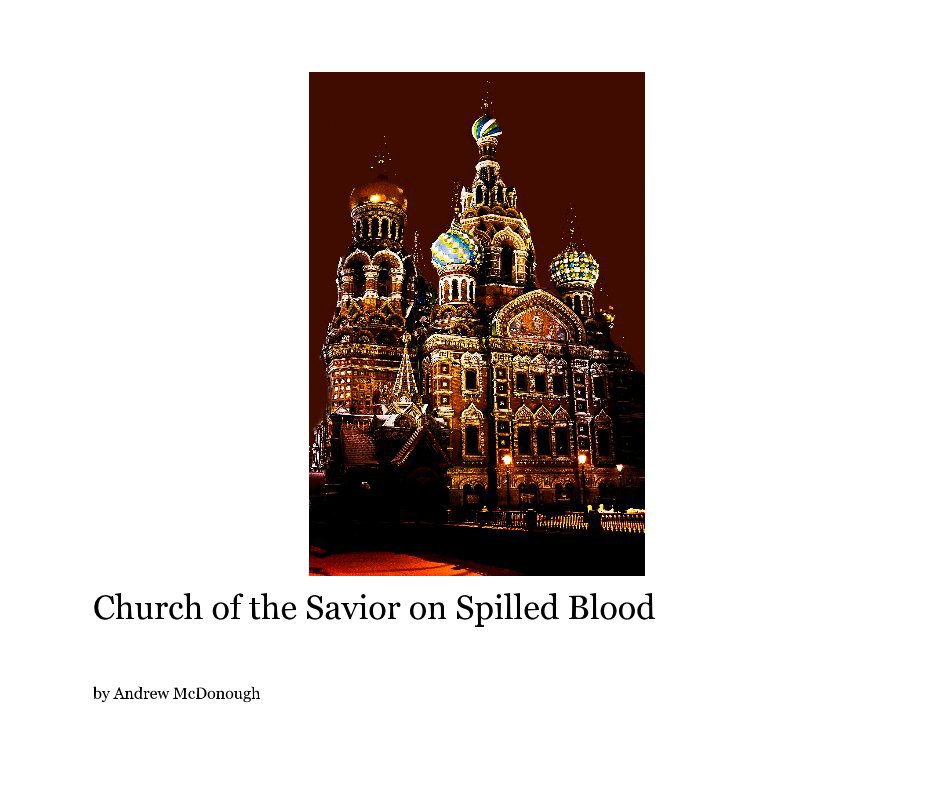View Church of the Savior on Spilled Blood by Andrew McDonough