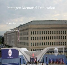 Pentagon Memorial Dedication book cover