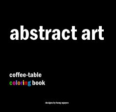 abstract art coffee-table coloring book book cover