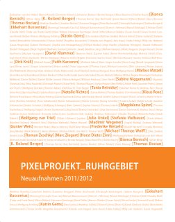 Pixelprojekt_Ruhrgebiet Neuaufnahmen 2011/12 book cover