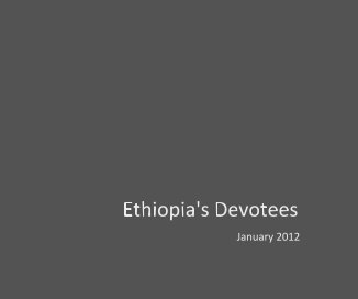 Ethiopia's Devotees book cover