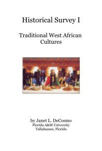Historical Survey I Traditional West African Cultures book cover
