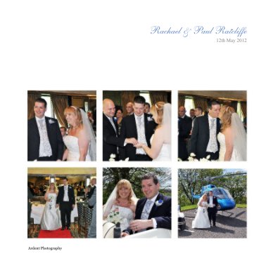 Rachael & Paul Ratcliffe 12th May 2012 book cover