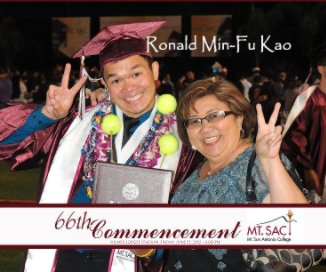 66th Commencement book cover