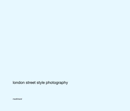 london street style photography book cover
