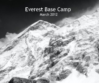 everest base camp march 2012 book cover