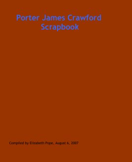 Porter James Crawford Scrapbook book cover
