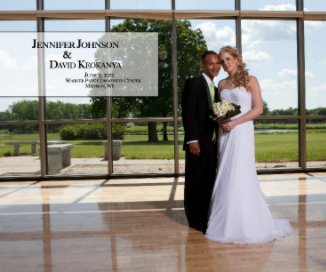 Jennifer Johnson and David Keokanya wedding book cover