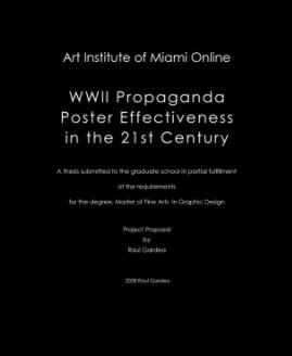 WWll Propaganda Poster Effectiveness in the 21st Century book cover