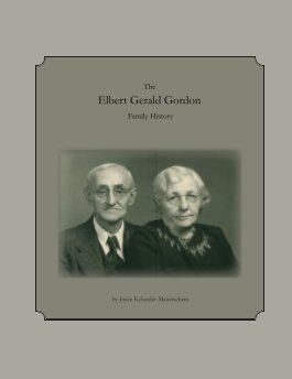 Gordon Family History book cover