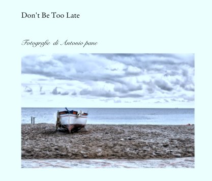 Don't Be Too Late book cover