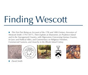 Finding Wescott book cover