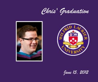 Chris' Graduation book cover