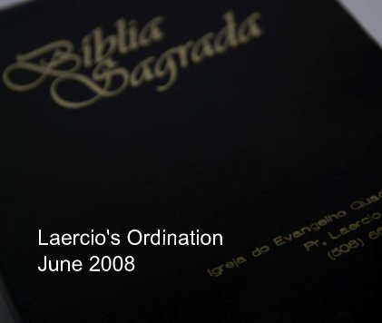Laercio's Ordination June 2008 book cover