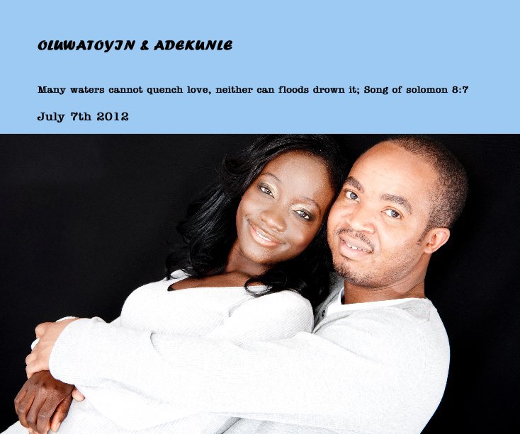 View OLUWATOYIN & ADEKUNLE by July 7th 2012