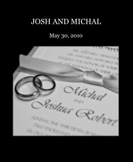 JOSH AND MICHAL book cover