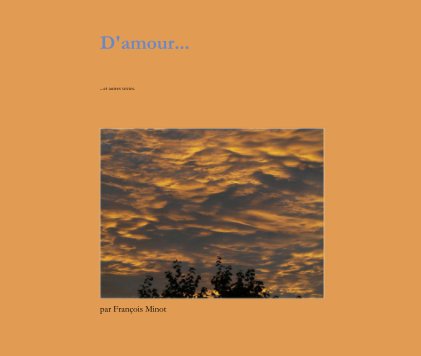 D'amour... book cover