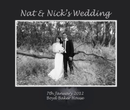 Nat & Nick's Wedding (Large) book cover