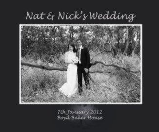 Nat and Nick's Wedding (Standard) book cover