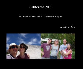 Californie 2008 book cover