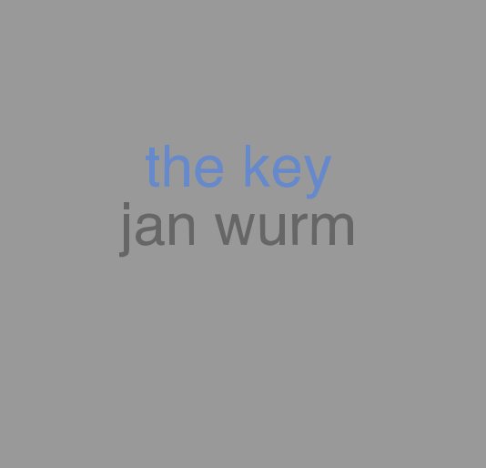 Ver the key por jan wurm