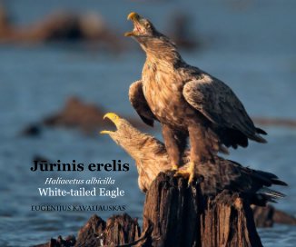 Jūrinis erelis Haliaeetus albicilla White-tailed Eagle book cover