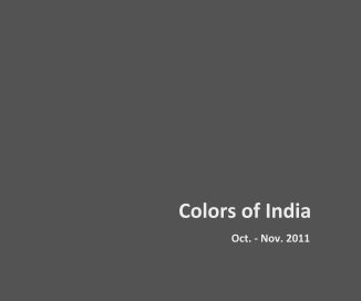 Colors of India book cover