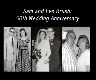 Sam and Eve Brush: 50th Wedding Anniversary book cover