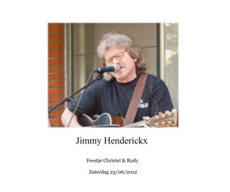 Jimmy Henderickx book cover