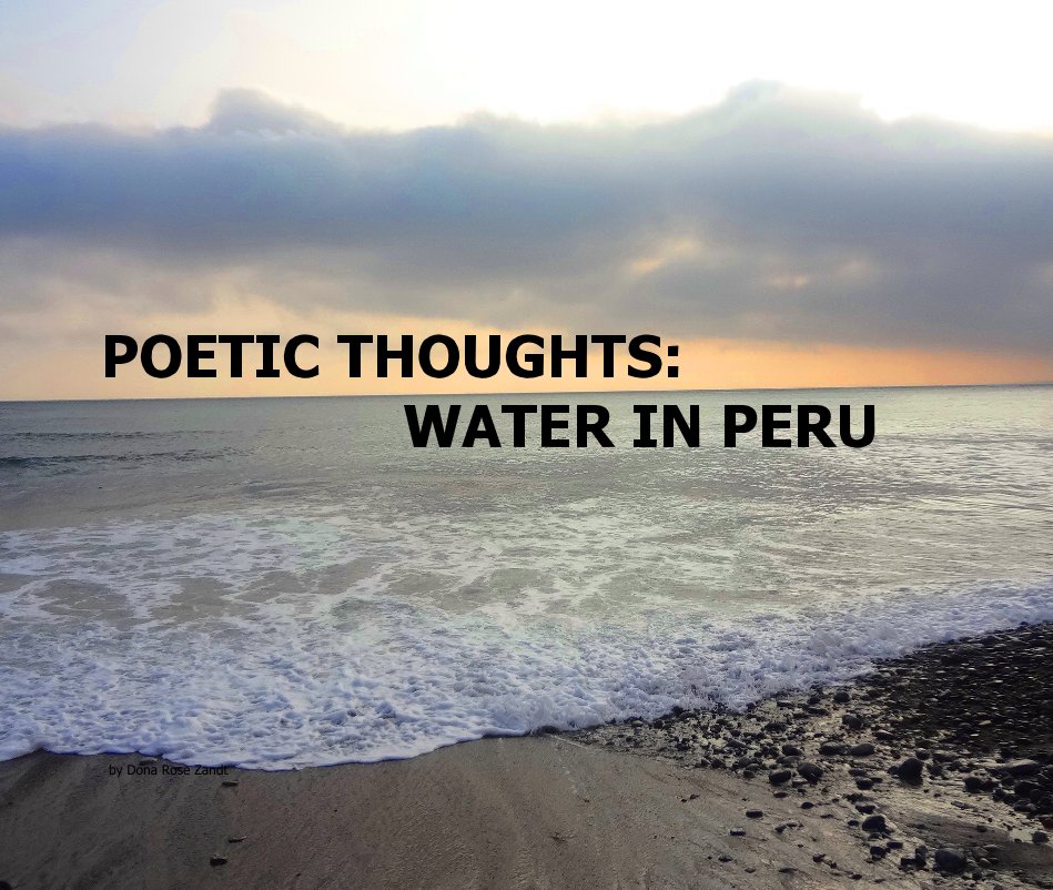 View POETIC THOUGHTS: WATER IN PERU by Dona Rose Zandt