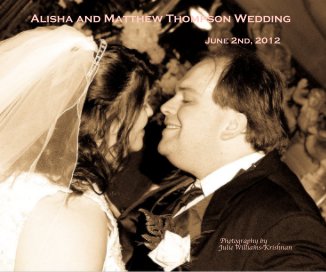 Alisha and Matthew Thompson Wedding book cover