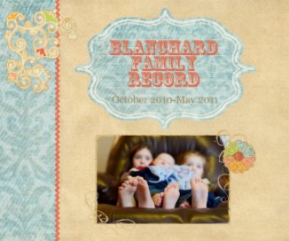 Blanchard Family Record 2010-2011 book cover