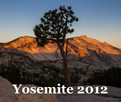 Yosemite 2012 book cover