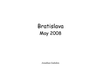 Bratislava May 2008 book cover
