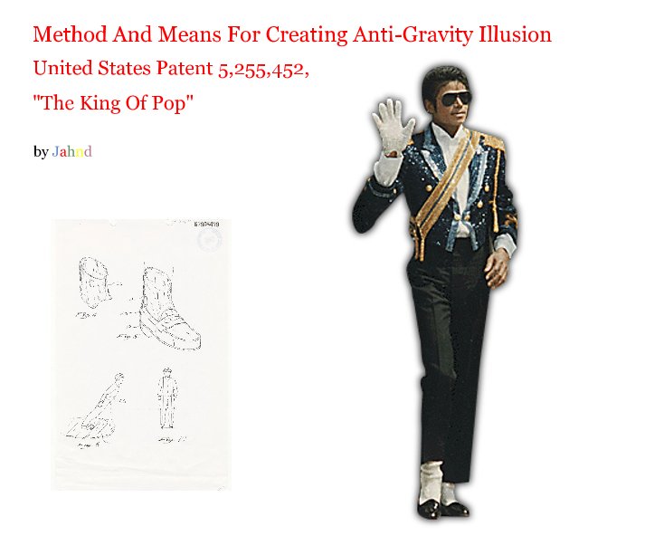 Ver Method And Means For Creating Anti-Gravity Illusion United States Patent 5,255,452, "The King Of Pop" por Jahnd