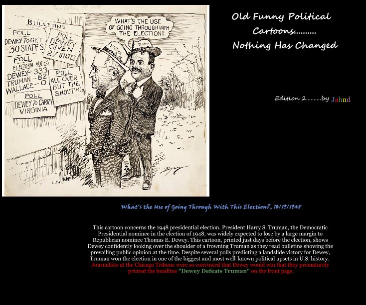 View Politcal Cartoons Book#2 by Jahnd