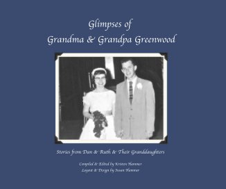 Glimpses of Grandma & Grandpa Greenwood book cover