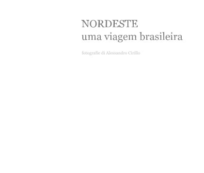 NORDESTE uma viagem brasileira book cover